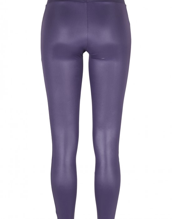 Дамски клин в лилав цвят Urban Classics Ladies Imitation Leather Leggings, Urban Classics, Клинове - Complex.bg