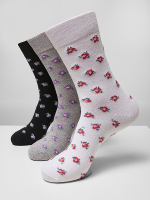 Комплект от три чифта чорапи Urban Classics Recycled Yarn Flower 