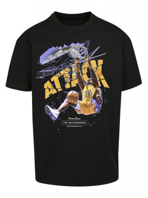 Мъжка тениска в черен цвят Mister Tee Attack Player 