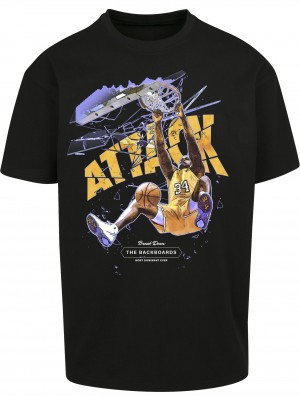 Мъжка тениска в черен цвят Mister Tee Attack Player 