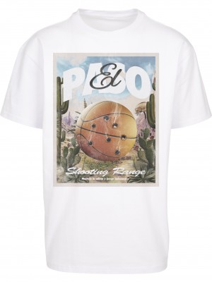 Мъжка тениска в бял цвят Mister Tee El Paso