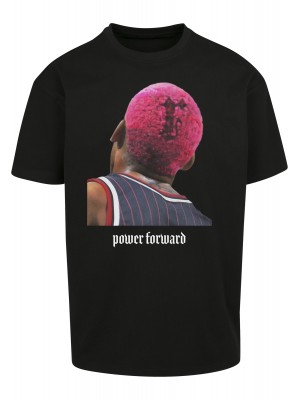 Мъжка тениска в черен цвят Mister Tee Power Forward