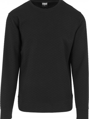 Мъжка черна блуза Urban Classics Diamond Quilt