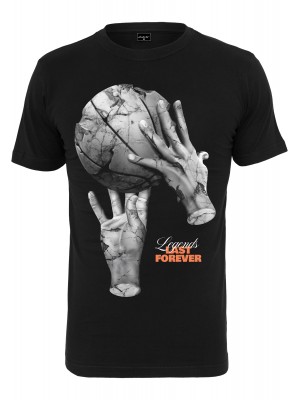 Мъжка тениска в черен цвят Mister Tee Ballin Hands 