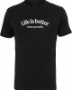 Мъжка тениска в черен цвят Mister Tee Life Is Better, Mister Tee, Тениски - Complex.bg