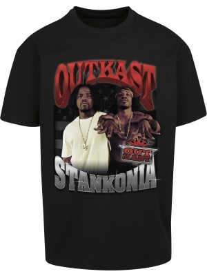 Мъжка тениска в черен цвят Mister Tee Outkast Stankonia 