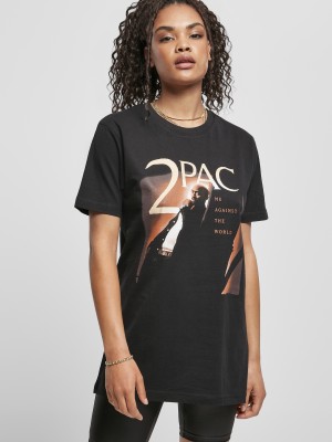 2PAC / TUPAC Ladies Tupac Me Against The World Дамска тениска Mister Tee