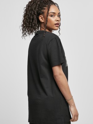 Дамска тениска в черен цвят Mister Tee Ladies Pray 