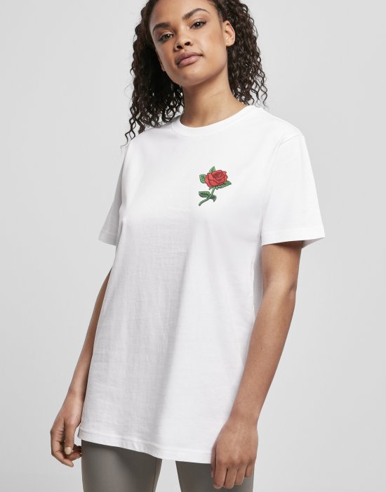 Дамска тениска в бял цвят Mister Tee Ladies Rose, Mister Tee, Тениски - Complex.bg