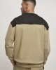 Мъжка блуза в черно и каки Urban Classics Upper Block Crewneck, Urban Classics, Блузи - Complex.bg