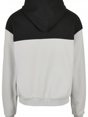 Мъжки суичър в сиво и черно Urban Classics Upper Block 