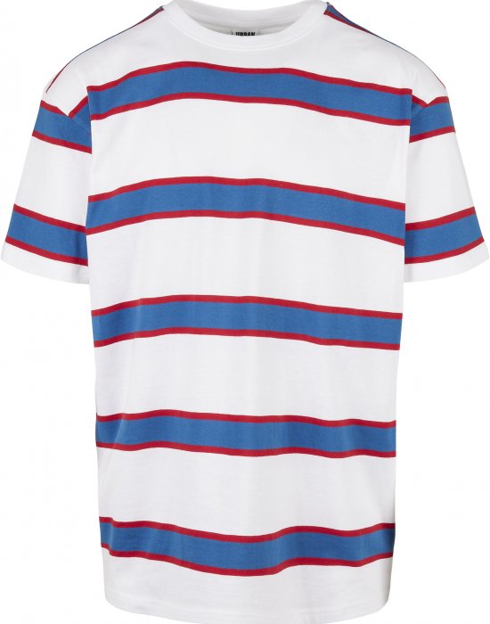 Мъжка раирана тениска в бял цвят Urban Classics Light Stripe, Urban Classics, Тениски - Complex.bg