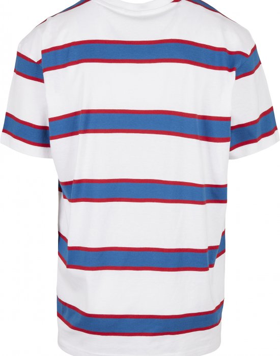 Мъжка раирана тениска в бял цвят Urban Classics Light Stripe, Urban Classics, Тениски - Complex.bg