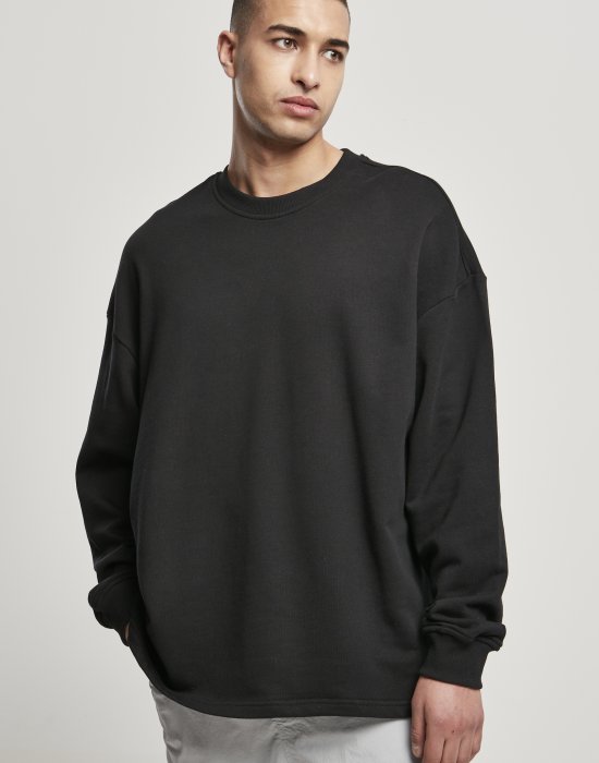 Мъжка блуза в черен цвят Urban Classics от органичен памук, Urban Classics, Блузи - Complex.bg
