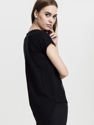 Дамска черна тениска Urban Classics