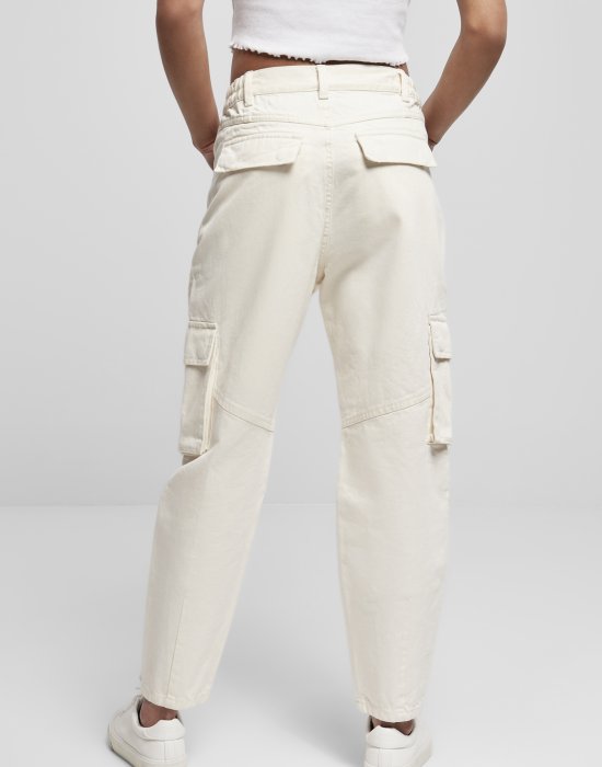 Дамски карго панталон в пясъчен цвят Ballon Fit Cargo Twill Pants, Urban Classics, Панталони - Complex.bg