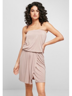 Дамска рокля в цвят пепел от рози Urban Classics Bandeau