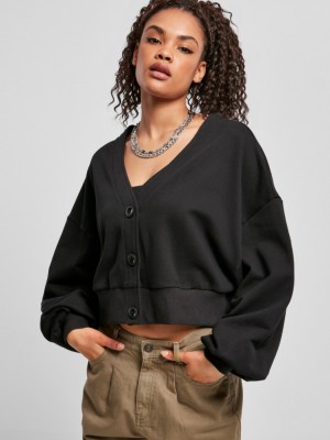 Дамска жилетка в черен цвят Urban Classics от органичен памук