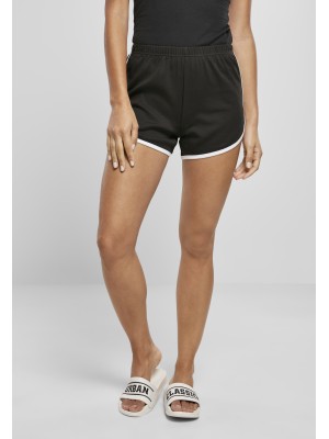 Дамски къси панталони в черен цвят Urban Classics от органичен памук