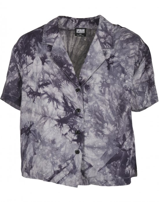 Дамска риза Urban Classics Tie Dye Resort Shirt, Urban Classics, Тениски - Complex.bg