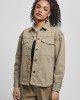 Дамско яке в цвят каки Urban Classics Ladies Oversized Shirt Jacket, Urban Classics, Якета - Complex.bg