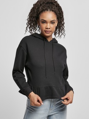 Дамску суичър в черен цвят Urban Classics от органичен памук