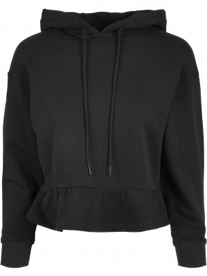 Дамску суичър в черен цвят Urban Classics от органичен памук