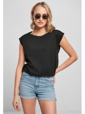 Дамска тениска в черен цвят Urban Classics от органичен памук