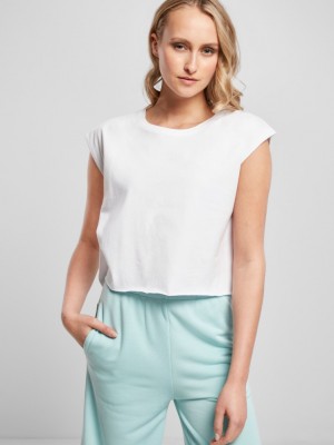 Дамска тениска в бял цвят Urban Classics от органичен памук