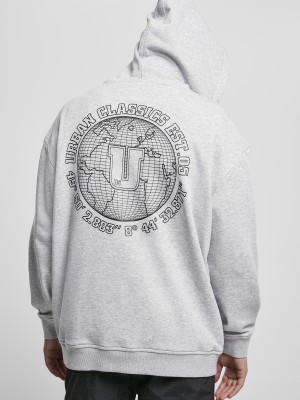 Мъжки суичър в сив цвят Urban Classics Globetrotter 