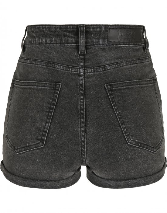 Дамски къси дънкови панталони в черен цвят Urban Classics  5 Pocket Shorts, Urban Classics, Къси панталони - Complex.bg
