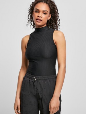Дамско боди в черен цвят Urban Classics Sleeveless 