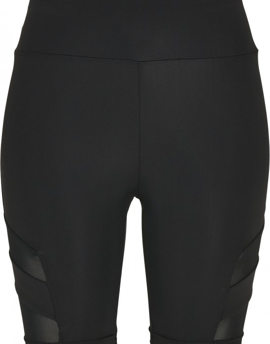 Дамски къс клин в черен цвят Urban Classics High Waist Tech Mesh Cycle, Urban Classics, Клинове - Complex.bg