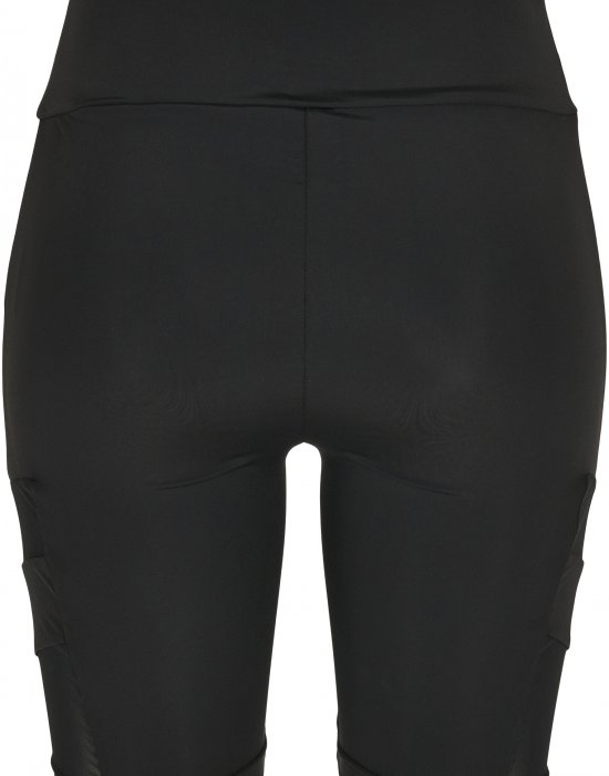 Дамски къс клин в черен цвят Urban Classics High Waist Tech Mesh Cycle, Urban Classics, Клинове - Complex.bg