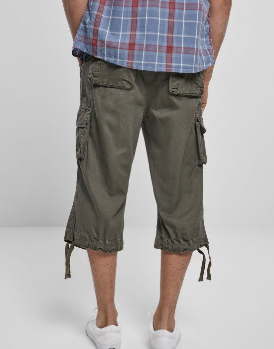 Мъжки 3/4 карго панталон в цвят маслина Brandit, Brandit, Мъже - Complex.bg