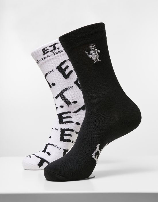 Комплект от два чифта чорапи Merchcode ET Socks, MERCHCODE, Чорапи - Complex.bg