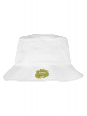 Шапка идиотка в бял цвят Urban Classics от органичен памук