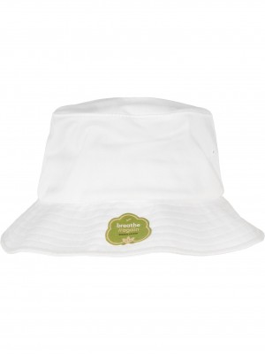 Шапка идиотка в бял цвят Urban Classics от органичен памук