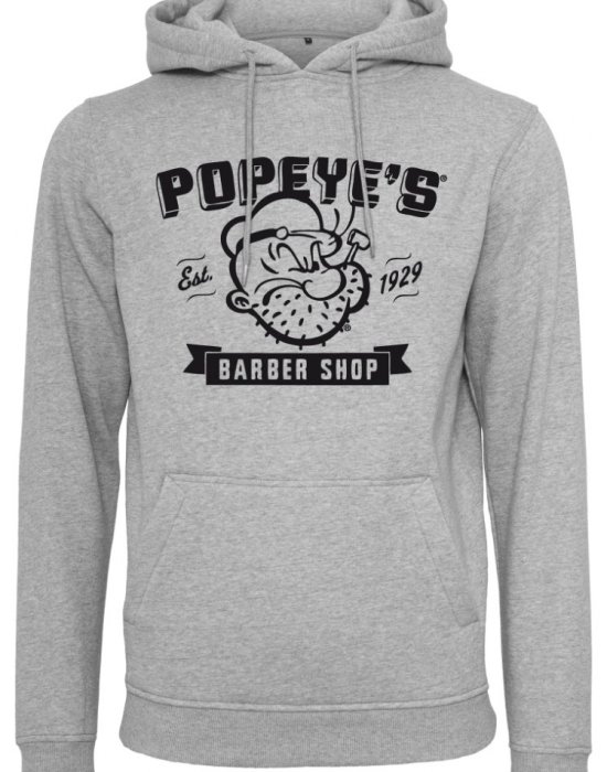 Мъжки суичър в сив цвят Merchcode Popeye Barber Shop, MERCHCODE, Суичъри - Complex.bg