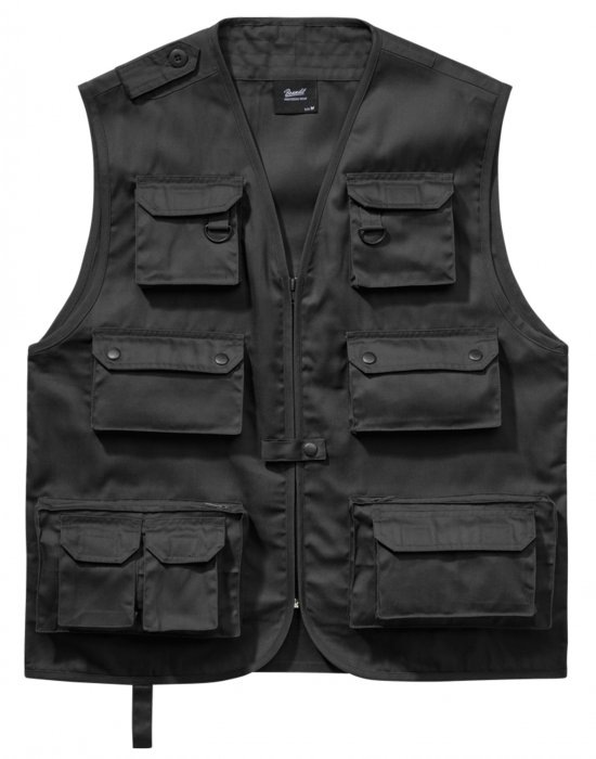 Ловен елек в черен цвят Brandit Hunting Vest, Brandit, Якета - Complex.bg