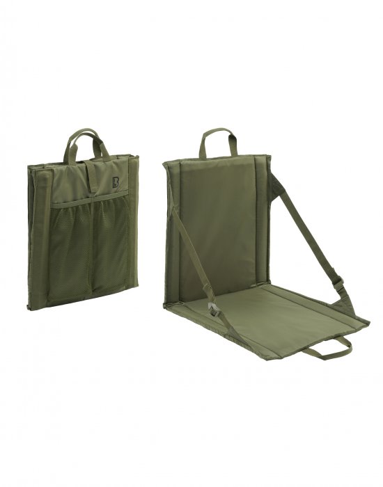 Сгъваема седалка - чанта в цвят маслина Brandit Foldable Seat, Brandit, Чанти и Раници - Complex.bg