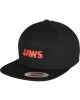 Шапка с козирка в черен цвят Merchcode Jaws Logo Snapback, MERCHCODE, Шапки с козирка - Complex.bg