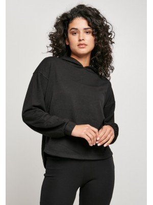 Дамски суичър в черен цвят Urban Classics Shaped 
