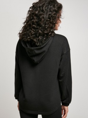 Дамски суичър в черен цвят Urban Classics Shaped 