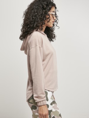 Дамски суичър в цвят пепел от рози Urban Classics Shaped 