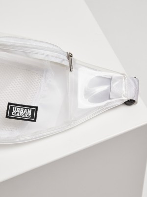 Прозрачна чанта през рамо в бял цвят Urban Classics Transparent Shoulder Bag 