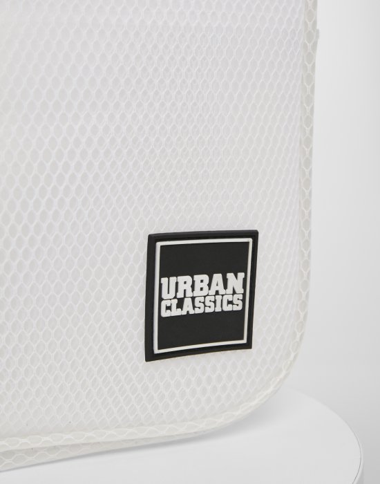 Козметична чанта в бял цвят Urban Classics Cosmetic Pouch Mesh Gum, Urban Classics, Чанти и Раници - Complex.bg