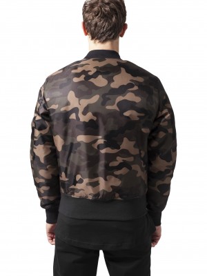 Мъжко камуфлажно яке тип бомбър Urban Classics wood camo