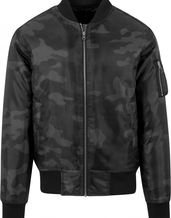 Мъжко камуфлажно яке тип бомбър Urban Classics dark camo, Urban Classics, Бомбъри - Complex.bg