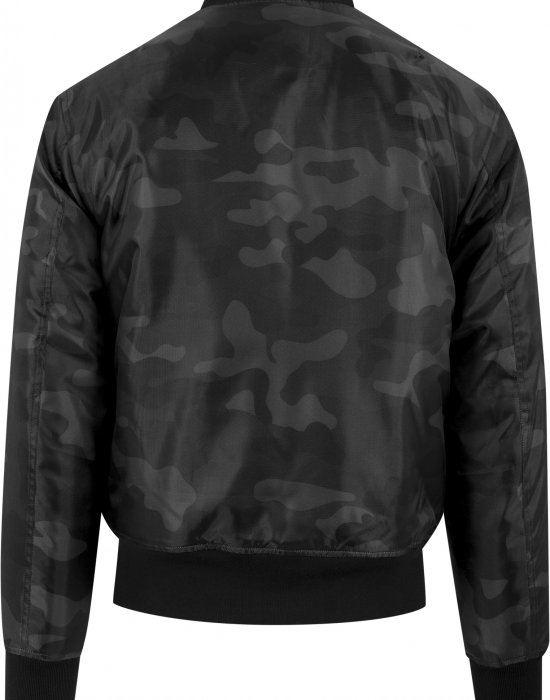 Мъжко камуфлажно яке тип бомбър Urban Classics dark camo, Urban Classics, Бомбъри - Complex.bg